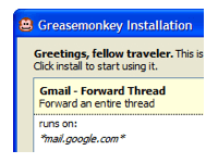 Скриншот Greasemonkey