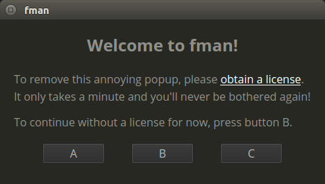 Триал-версия fman